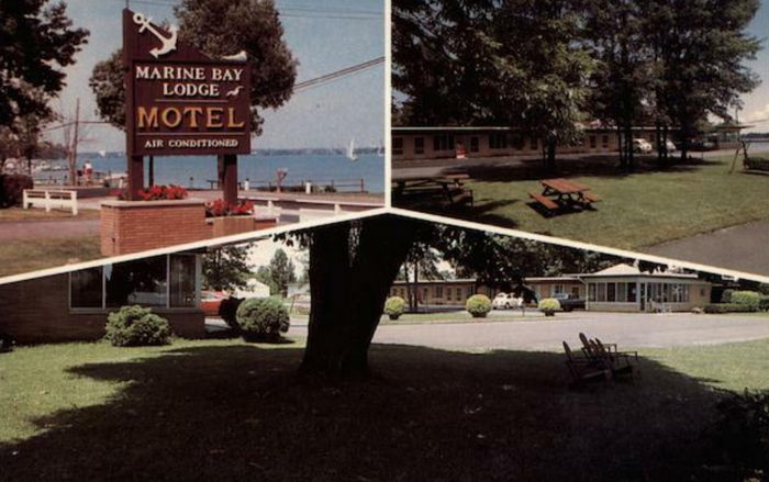 Anchor Inn Lodge (Marine Bay Lodge) - Old Postcard